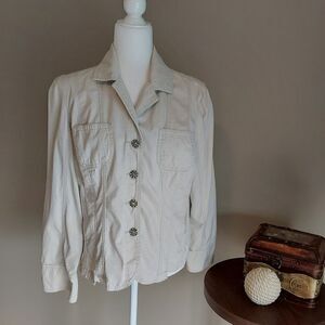 AMI Shirt/Jacket Size M Cream